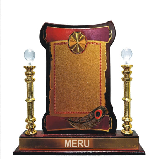 Elegant Wooden Memento Trophy for Corporate Recognition