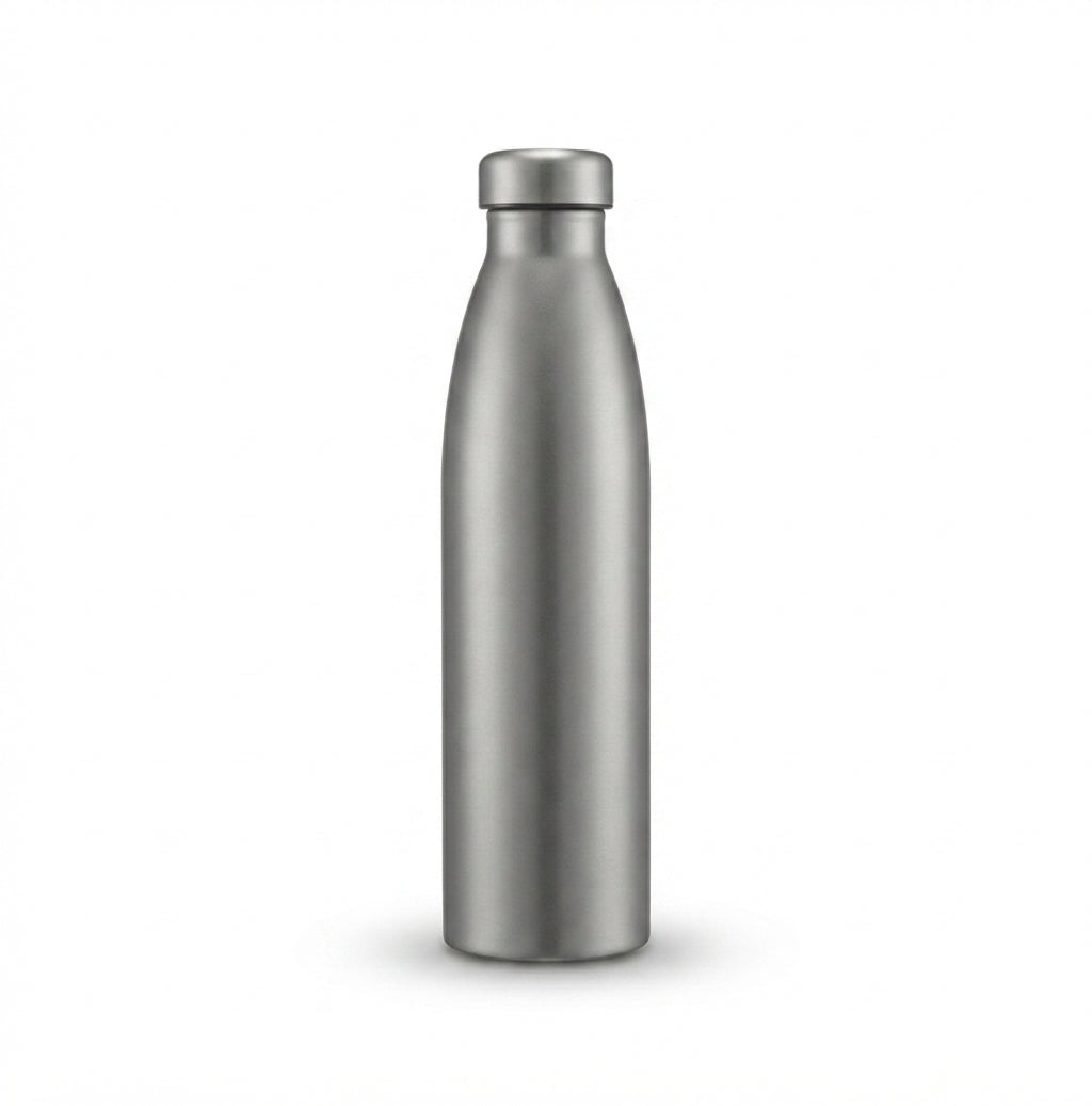 Slim Milk-Style Vacuum Bottle - Grey - Meru Trophy corporate gifting