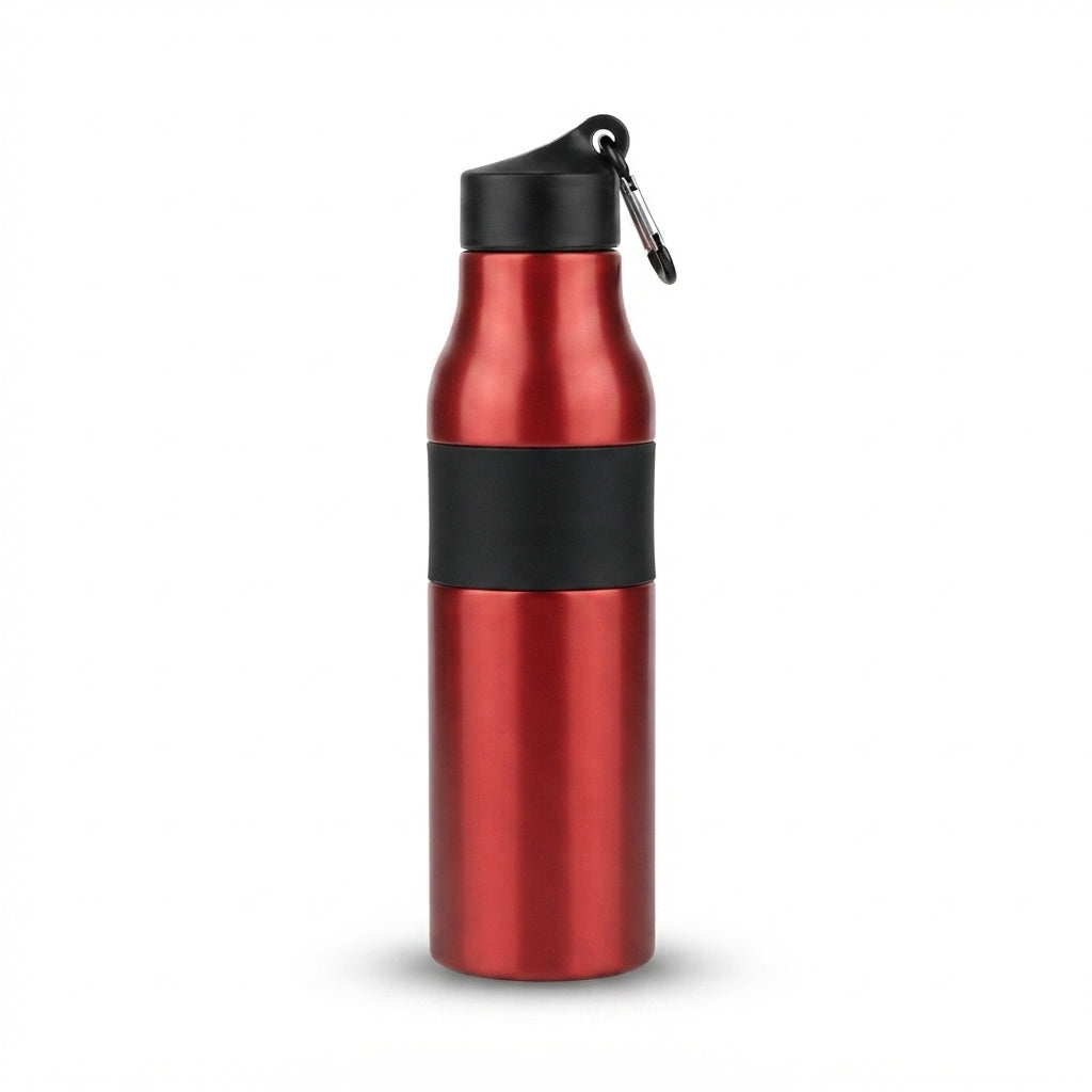 Two-Tone Sports Vacuum Bottle - Red - Meru Trophy corporate gifting