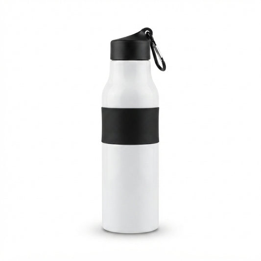 Two-Tone Sports Vacuum Bottle - White - Meru Trophy corporate gifting