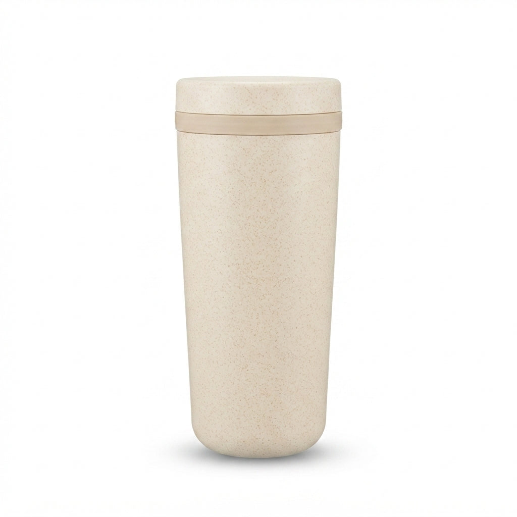 Wheat Straw Tumbler - Cream - Meru Trophy corporate gifting